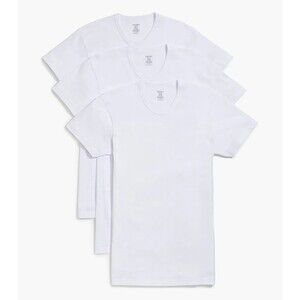 2XIST Shirt Mens XL White 3-Pack Cotton Essential Crewneck T-Shirt Crew Tee